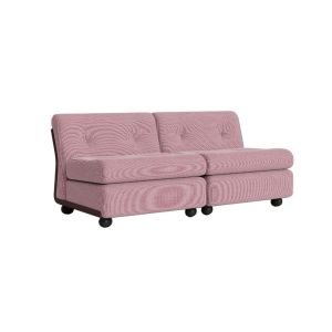 Amanta 2 seater Burgundy red shell-Upholstery-Yuma-1851