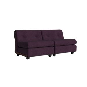 Amanta 2 seater Burgundy red shell-Upholstery-Turf-Burgundy