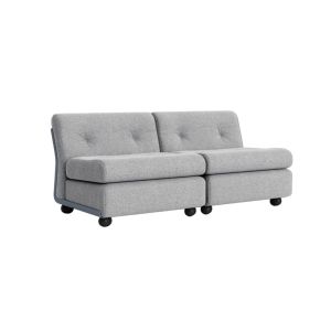 Amanta 2 seater Frost blue shell-Upholstery-Hallingdal-130