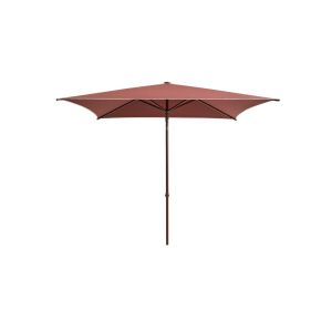 Terrazza Parasol Square - Off-white and Burgundy