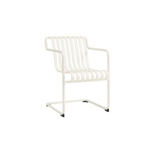 Palissade Cantilever Dining Armchair - Cream White