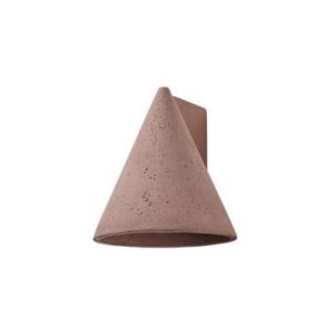 Wall Lamp 1 Primary Shape - Dark Red
