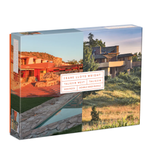 Frank Lloyd Wright Taliesin and Taliesin West 500 Piece Double - Sided Puzzle Book