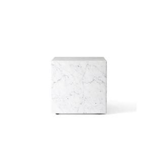 Plinth Cubic - White Marble Carrara