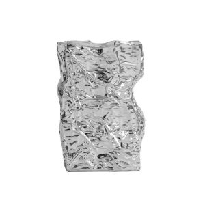 Kami Vase, Big - Chrome
