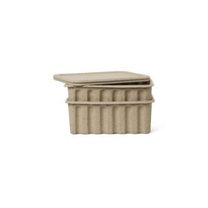 Paper Pulp Box Set of 2 Small
