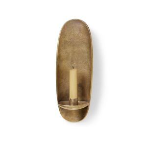 Agape Wall Candle Holder - Brass finish