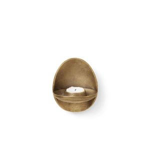 Agape Wall Tealight Holder - Brass finish