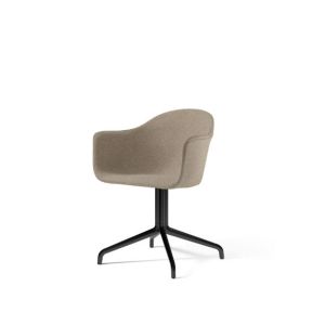 Harbour Dining Chair Star Base Swivel w/Return - 0001 Beige, Zero, Sahco, Kvadrat