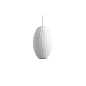 Nelson Cigar Crisscross Bubble Pendant Lamp - Medium-Off white