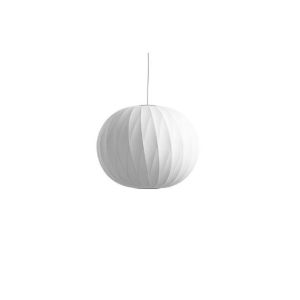 Nelson Ball Crisscross Bubble Pendant Lamp - Medium-Off white