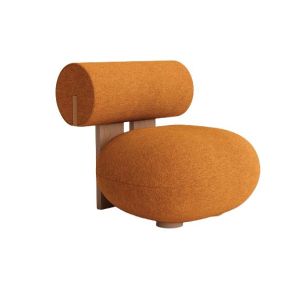 Hippo Lounge Chair - Light Smoked/Vidar 472