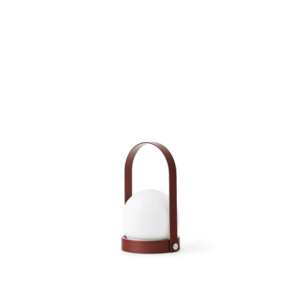 Carrie Table Lamp Portable - Burned Red