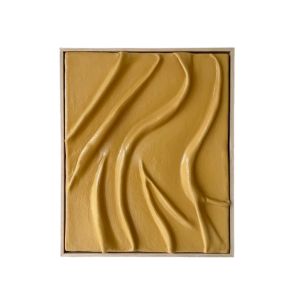 Clay Artwork In Oak Frame 40X50 SH:07:04-1 - Gold