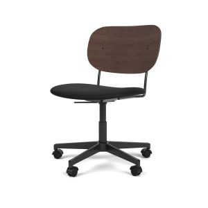 Co Task Chair Seat Upholstered - Dark Stained Oak/Sierra 1001