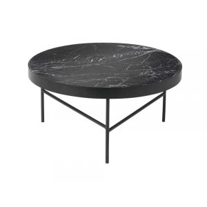 The Madison Marble Table Large - Black Marble
