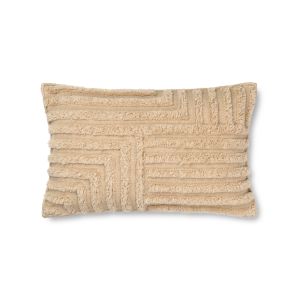 Crease Wool Cushion Rectangular - Light Sand