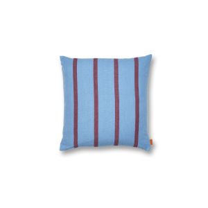 Grand Cushion 50x50cm - Faded Blue/Burgundy, with filling