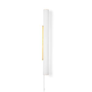 Vuelta Wall Lamp 100 LED with Dimmer - White/Brass