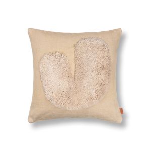 Lay Cushion - Sand/Off-white