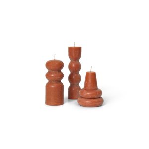 Torno Candles (Set of 3) - Amber