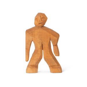 Otto Hand-carved Figure - Orange