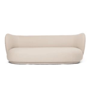 Rico Lounger Sofa - Tonus, 135 Off-White