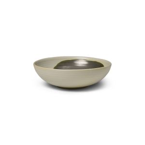 Omhu Bowl Large - Off-White/Charcoal