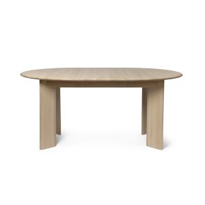 Bevel Table - Extendable x 1 - White Oiled Beech