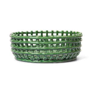 Ceramic Centrepiece - Emerald Green