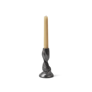 Gale Candle Holder - H13 - Blackened Aluminium