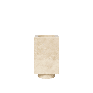 Hew Vase - Travertine