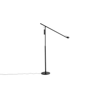 Fifty- Fifty Floor Lamp - Soft Black
