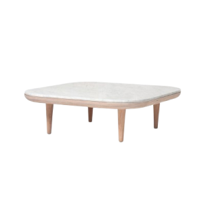 Fly SC4 Lounge Table - Oiled Oak/Honed Bianco Carrara