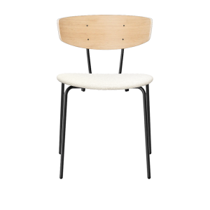 Herman Dining Boucle - Wh. Oak/Off-White
