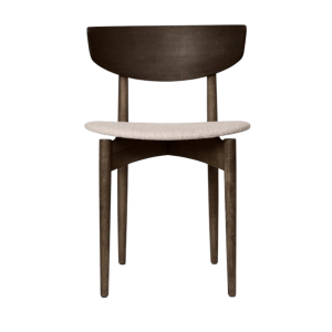 Herman Dining Chair - Upholstered Seat Soft Boucle