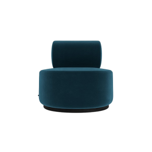 Sinclair Lounge Chair Swivel - Upholstery (Royal Petrol 56)