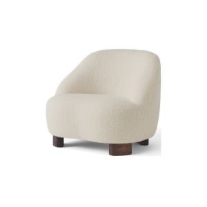 Margas Lounge Chair LC1 Oiled walnut legs Felt gliders HR foam Lupo 007 petit lait