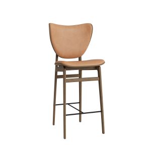 Elephant Bar Chair 65cm - Light Smoked Oak/Sorensen Leather (Dunes Camel 21004)