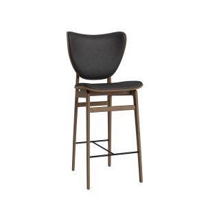 Elephant Bar Chair 65cm - Light Smoked Oak/Sorensen Leather (Dunes Anthracite 21003)