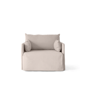 Offset Loose Cover Sofa 1 Seater - Menu Cotlin/Oat
