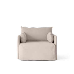 Offset Sofa w. Loose Cover 1 Seater - Oat