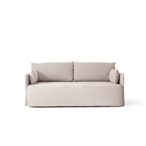 Offset Loose Cover Sofa 2 Seater - Menu Cotlin/Oat