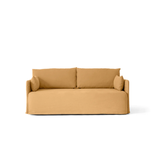 Offset Loose Cover Sofa 2 Seater - Menu Cotlin/Wheat