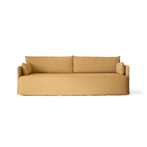 Offset Sofa w. Loose Cover 3 Seater - Menu Cotlin/Wheat