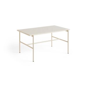 Rebar Coffee Table L80 x W49 x H40,5 - Alabuster Frame/Beige Marble Tabletop