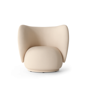 Rico Lounge Chair - Brushed Off-White