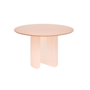 Plateau Dining Table Round - Terra Top/Coral Cloud Frame