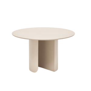 Plateau Dining Table Round - Sand Top/Sand Frame