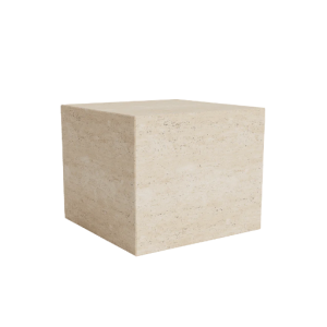Cubism Coffee Table Small - Travertine